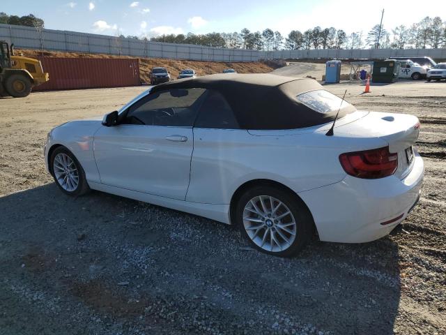 WBA1K9C58GV710705 - 2016 BMW 228 I SULEV WHITE photo 2