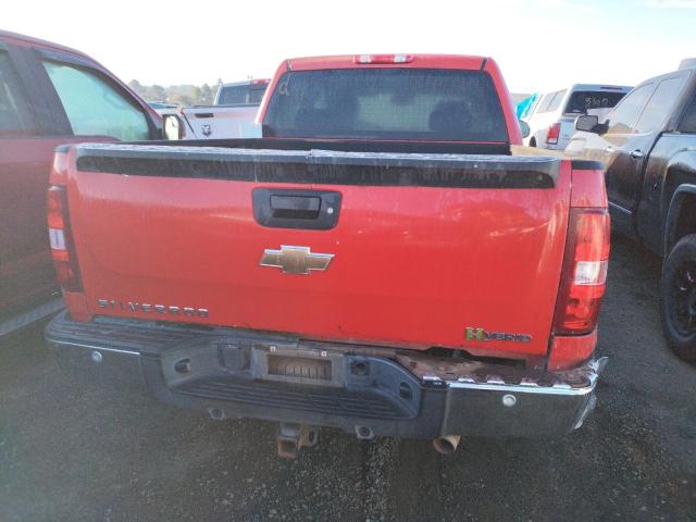 3GCUKUEJ8BG280348 - 2011 CHEVROLET SILVERADO K1500 HYBRID RED photo 6