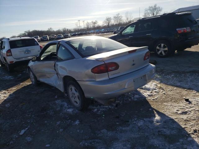 1G1JC124317348359 - 2001 CHEVROLET CAVALIER SILVER photo 2