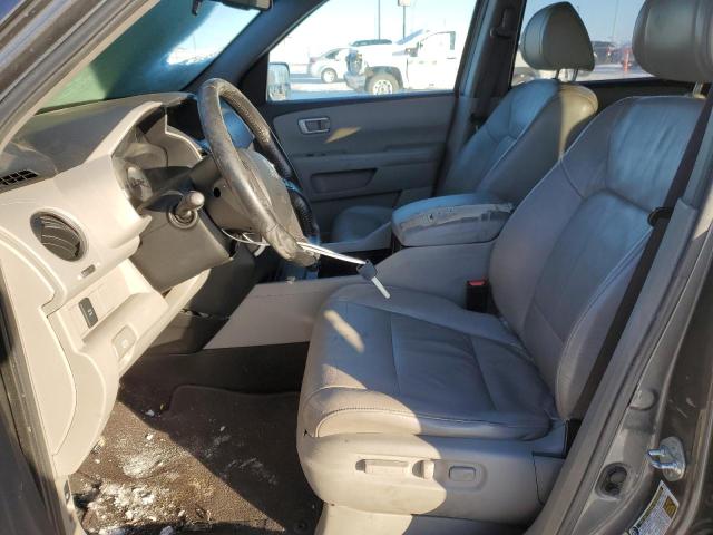 5FNYF4H58BB016525 - 2011 HONDA PILOT EXL GRAY photo 7