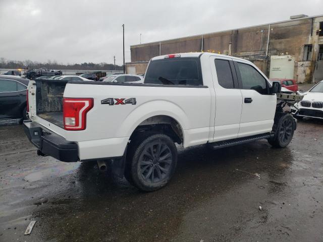 1FTFX1EF6FFA60198 - 2015 FORD F150 SUPER CAB WHITE photo 3