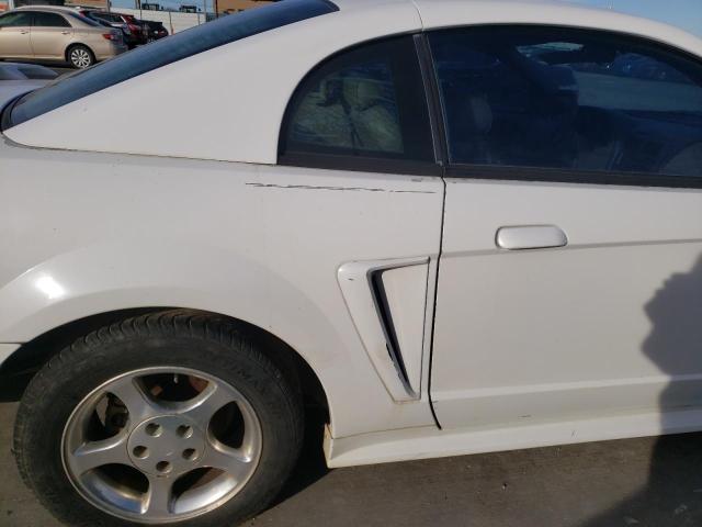 1FAFP40474F121102 - 2004 FORD MUSTANG WHITE photo 10