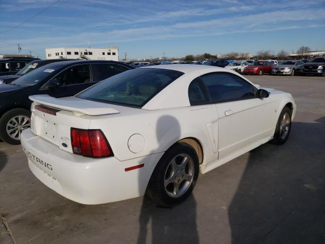 1FAFP40474F121102 - 2004 FORD MUSTANG WHITE photo 3
