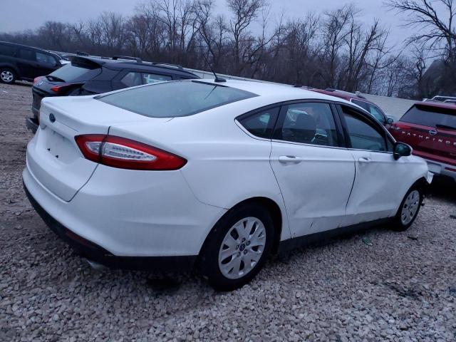 3FA6P0G79DR149642 - 2013 FORD FUSION S WHITE photo 3