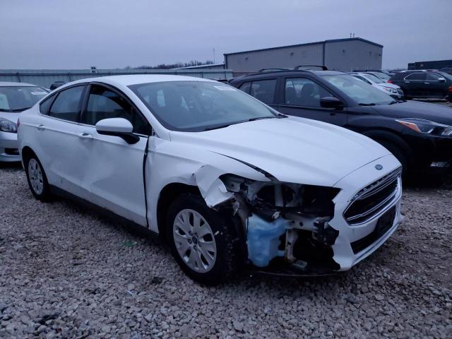 3FA6P0G79DR149642 - 2013 FORD FUSION S WHITE photo 4