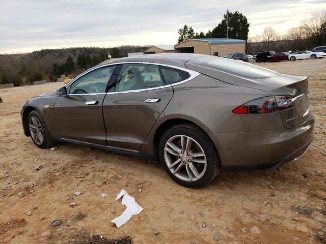 5YJSA1E24GF122393 - 2016 TESLA MODEL S GRAY photo 2