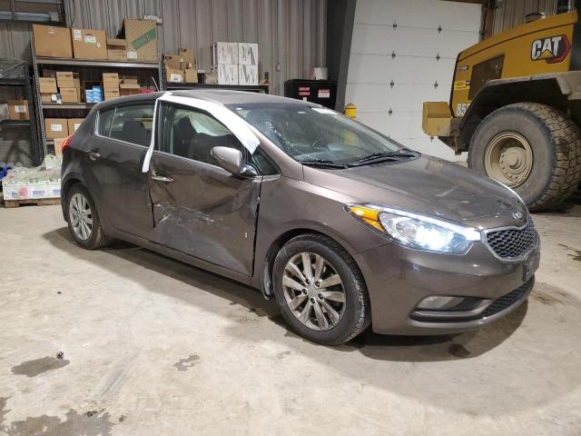 KNAFX5A84F5358248 - 2015 KIA FORTE EX TAN photo 4