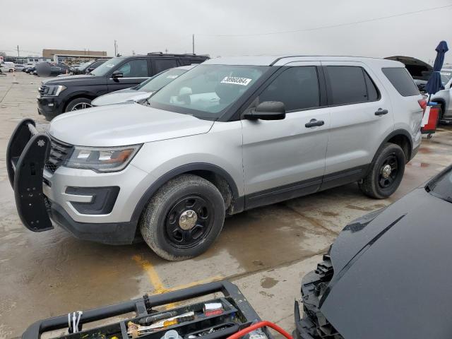 1FM5K8AR1KGB55464 - 2019 FORD EXPLORER POLICE INTERCEPTOR SILVER photo 1