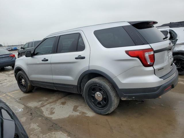 1FM5K8AR1KGB55464 - 2019 FORD EXPLORER POLICE INTERCEPTOR SILVER photo 2