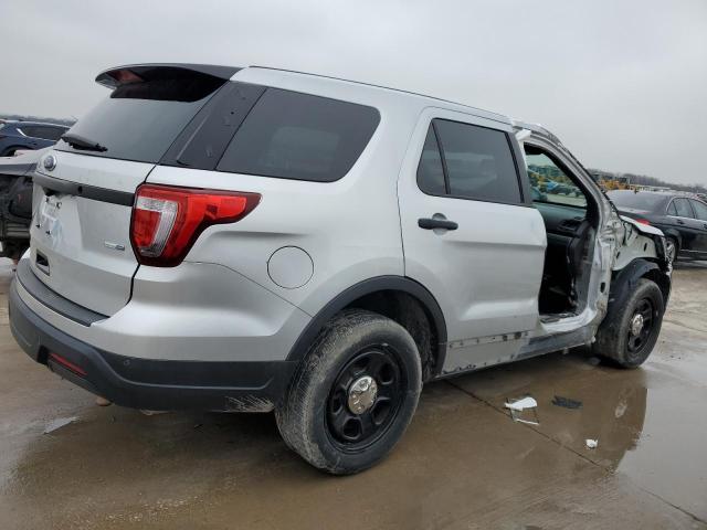 1FM5K8AR1KGB55464 - 2019 FORD EXPLORER POLICE INTERCEPTOR SILVER photo 3