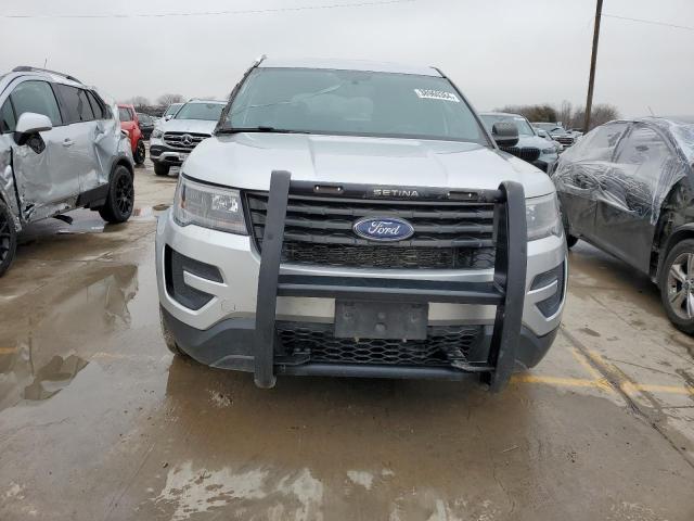 1FM5K8AR1KGB55464 - 2019 FORD EXPLORER POLICE INTERCEPTOR Silber Foto 5