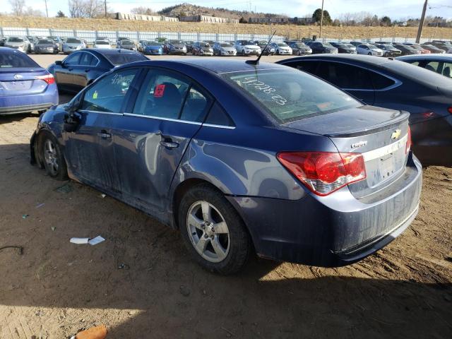 1G1PC5SB7E7189268 - 2014 CHEVROLET CRUZE LT BLUE photo 2