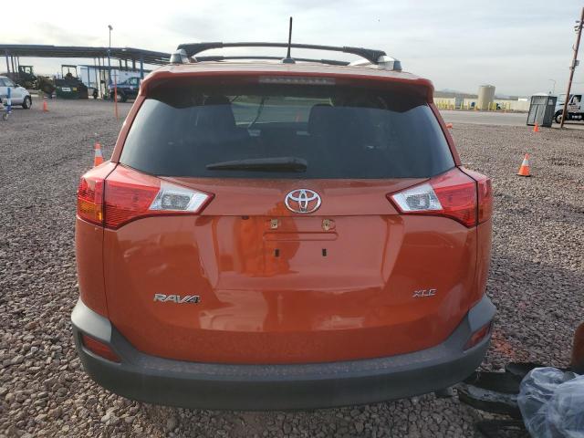 2T3WFREV7FW205420 - 2015 TOYOTA RAV4 XLE ORANGE photo 6