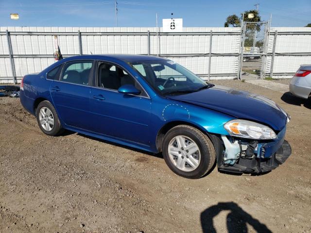 2G1WA5EN0A1157826 - 2010 CHEVROLET IMPALA LS BLUE photo 4