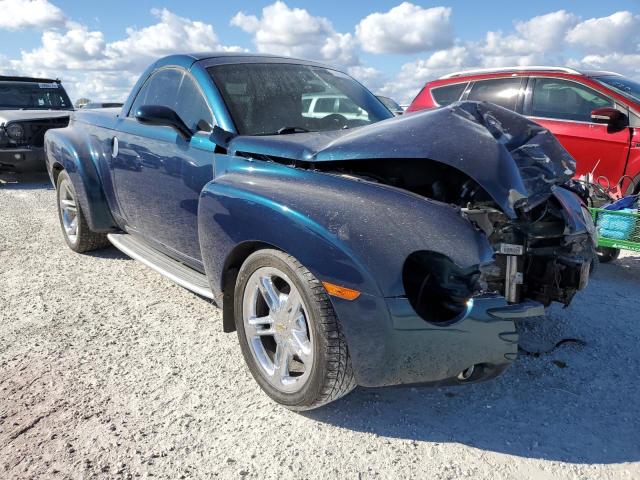 1GCES14H55B117381 - 2005 CHEVROLET SSR BLUE photo 4