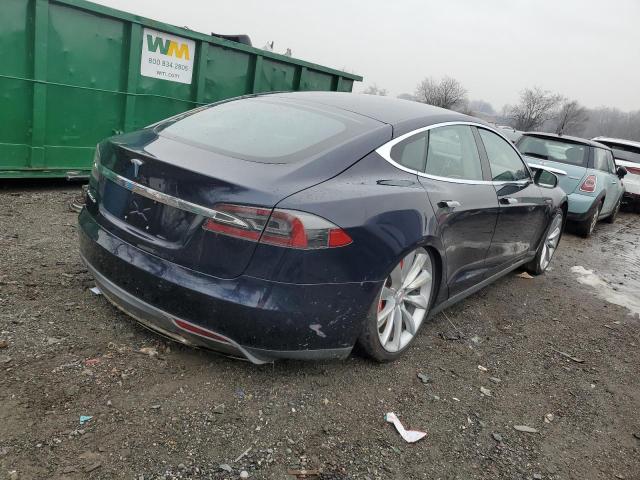 5YJSA1CG4DFP03726 - 2013 TESLA MODEL S Կապույտ լուսանկար 3