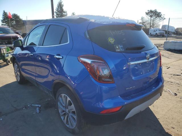 KL4CJASB3HB005945 - 2017 BUICK ENCORE PREFERRED BLUE photo 2