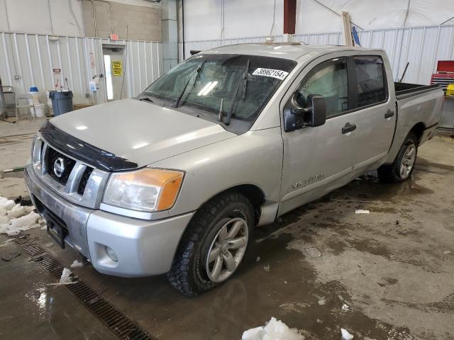 1N6AA0EC4AN312375 - 2010 NISSAN TITAN XE SILVER photo 1