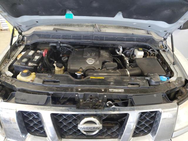 1N6AA0EC4AN312375 - 2010 NISSAN TITAN XE SILVER photo 11