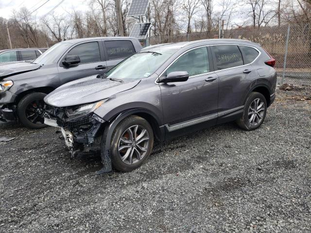 2HKRW2H90MH611515 - 2021 HONDA CR-V TOURING GRAY photo 1