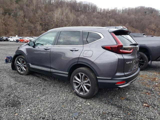 2HKRW2H90MH611515 - 2021 HONDA CR-V TOURING GRAY photo 2