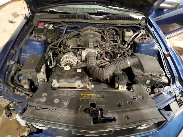 1ZVHT80N285205075 - 2008 FORD MUSTANG BLUE photo 11
