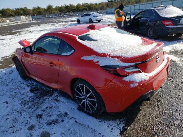 JF1ZNBC13N8754825 - 2022 TOYOTA GR 86 RED photo 2