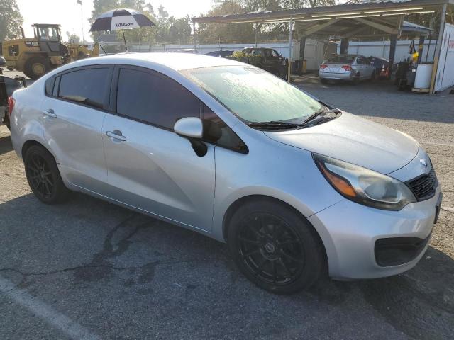 KNADM4A36D6163483 - 2013 KIA RIO LX SILVER photo 4