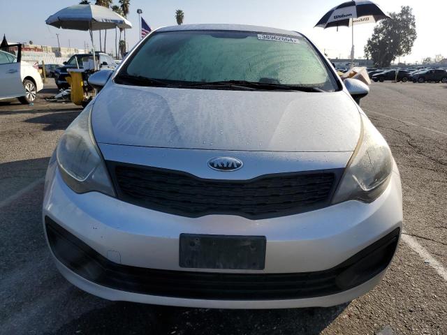 KNADM4A36D6163483 - 2013 KIA RIO LX SILVER photo 5