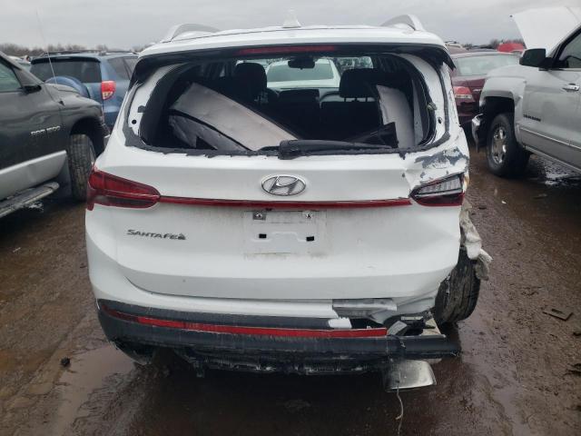 5NMS24AJ6MH337988 - 2021 HYUNDAI SANTA FE SEL WHITE photo 6