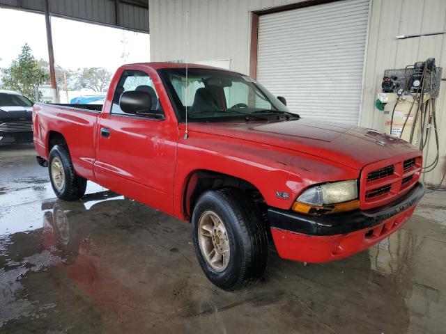 1B7FL26X0YS789963 - 2000 DODGE DAKOTA RED photo 4