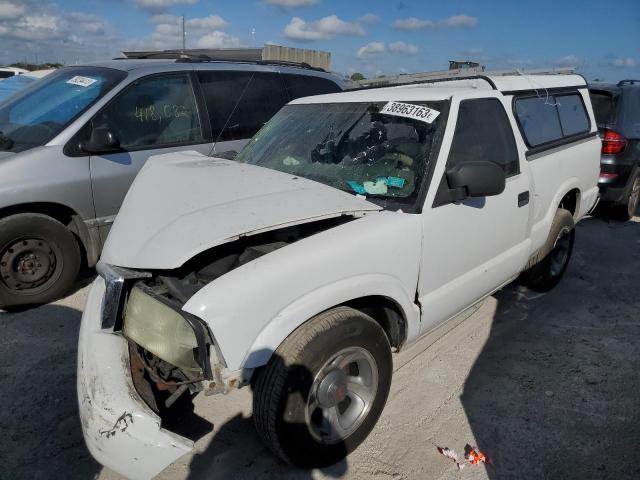 1GTCS14X538176570 - 2003 GMC SONOMA WHITE photo 1