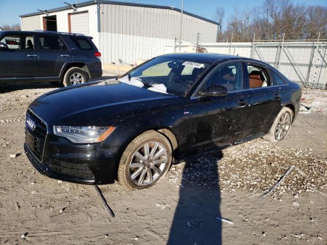 WAUHMAFC6EN006410 - 2014 AUDI A6 PRESTIGE შავი ფოტო 1