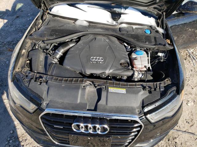 WAUHMAFC6EN006410 - 2014 AUDI A6 PRESTIGE შავი ფოტო 11
