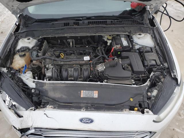 3FA6P0H70DR282661 - 2013 FORD FUSION SE WHITE photo 11