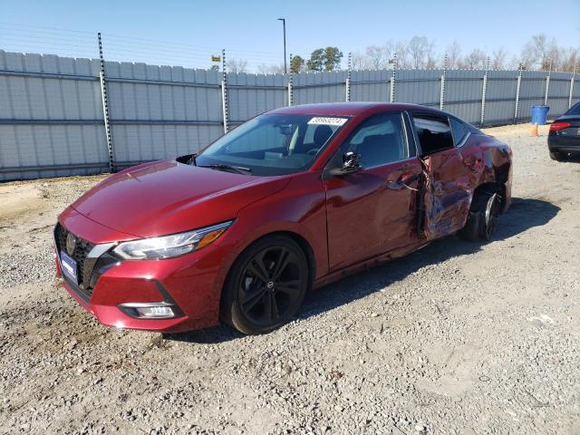 3N1AB8DV7LY231462 - 2020 NISSAN SENTRA SR RED photo 1