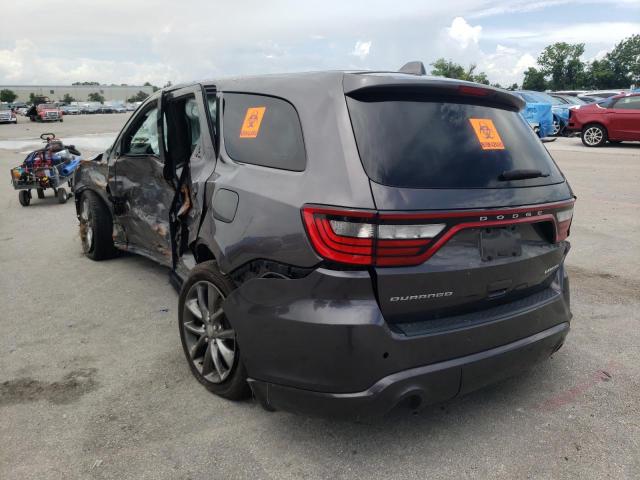 1C4RDHDG4EC589948 - 2014 DODGE DURANGO LIMITED GRAY photo 3