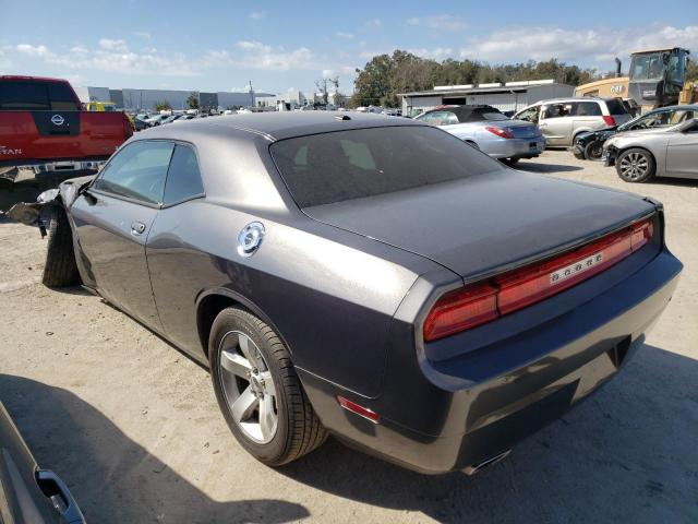 2C3CDYAG5DH728771 - 2013 DODGE CHALLENGER SXT GRAY photo 2