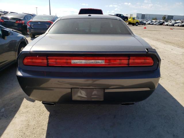 2C3CDYAG5DH728771 - 2013 DODGE CHALLENGER SXT GRAY photo 6