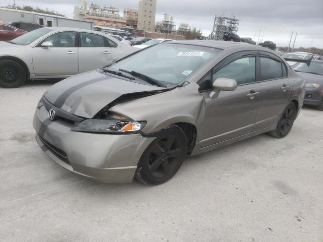 1HGFA16846L105756 - 2006 HONDA CIVIC EX GRAY photo 1