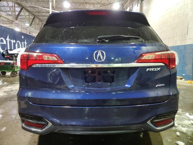 5J8TB4H52JL019522 - 2018 ACURA RDX TECHNOLOGY BLUE photo 6