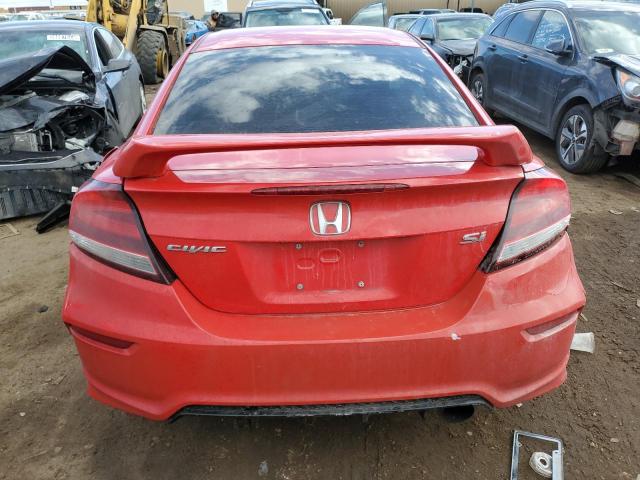 2HGFG4A50FH700047 - 2015 HONDA CIVIC SI RED photo 6