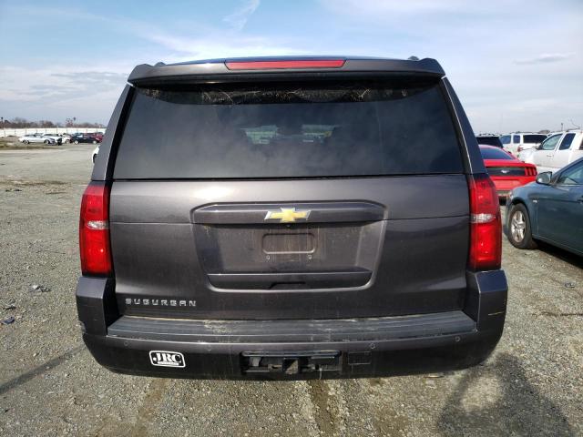 1GNSKHKC9JR108727 - 2018 CHEVROLET SUBURBAN K1500 LT GRAY photo 6