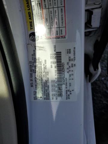 3FADP0L32CR294921 - 2012 FORD FUSION HYBRID WHITE photo 12