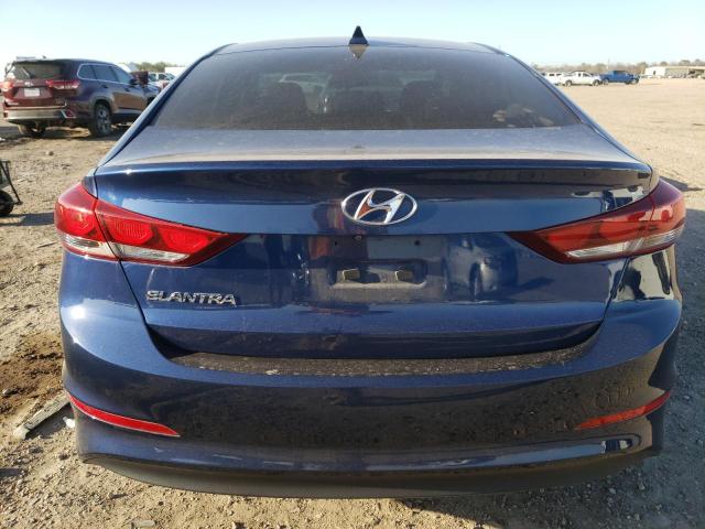 5NPD84LF2HH009850 - 2017 HYUNDAI ELANTRA SE BLUE photo 6