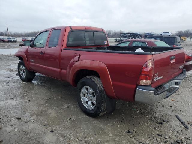 5TETU62N55Z101605 - 2005 TOYOTA TACOMA PRERUNNER ACCESS CAB RED photo 2