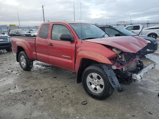 5TETU62N55Z101605 - 2005 TOYOTA TACOMA PRERUNNER ACCESS CAB RED photo 4