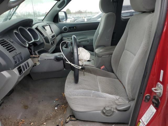 5TETU62N55Z101605 - 2005 TOYOTA TACOMA PRERUNNER ACCESS CAB RED photo 7