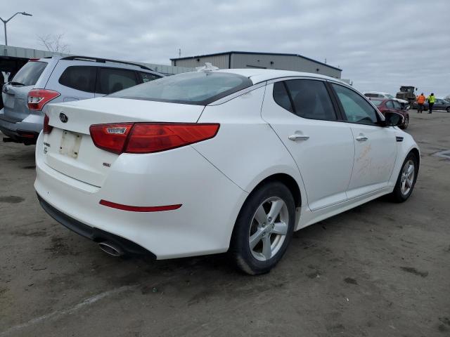 KNAGM4A76F5538278 - 2015 KIA OPTIMA LX WHITE photo 3