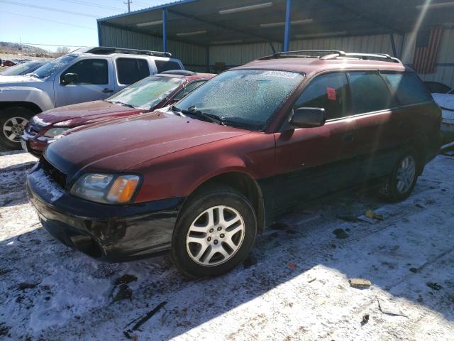 4S3BH675936601124 - 2003 SUBARU LEGACY OUTBACK AWP 勃艮第红 照片 1